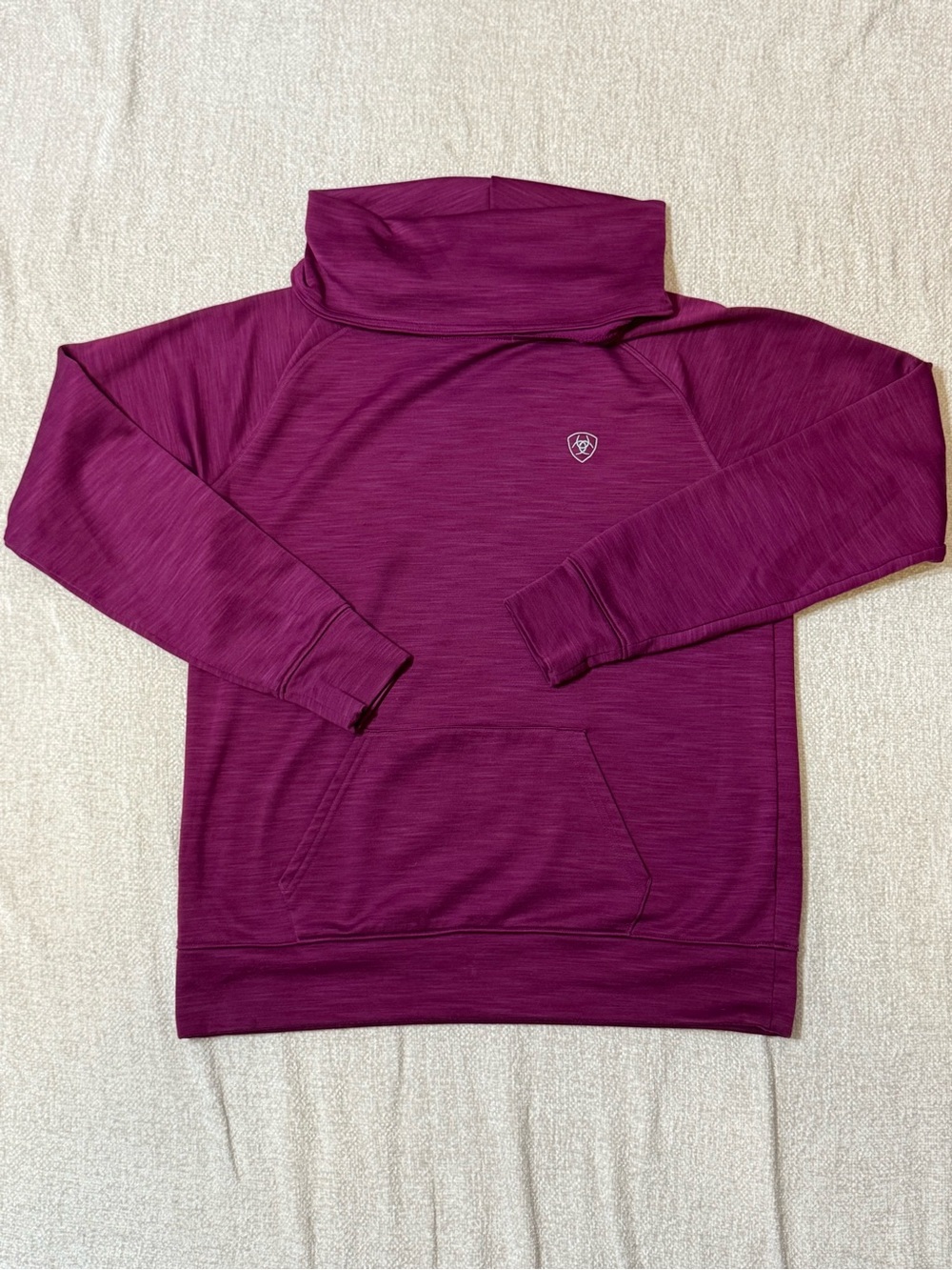 AriatTEK Cold Series Hoodie Womens S Burgundy Western Equestrian Pullover